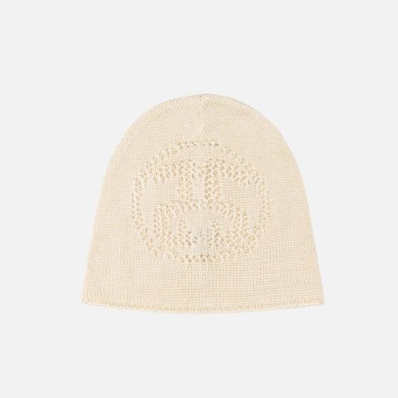 Stussy SS-Link Loose Knit Skullcap in Oat - Picture 1 of 3